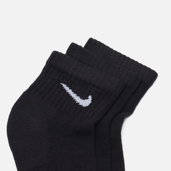 Комплект носков Nike 3-Pack Everyday Cushion Ankle Black/White