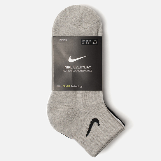 Комплект носков Nike 3-Pack Everyday Cushion Ankle Multicolor