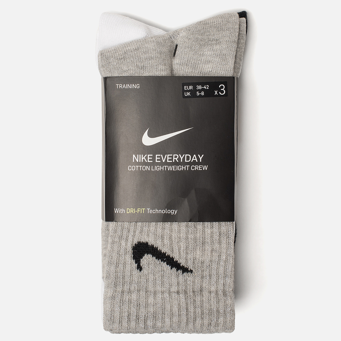 Nike Комплект носков 3-Pack Lightweight Everyday Crew