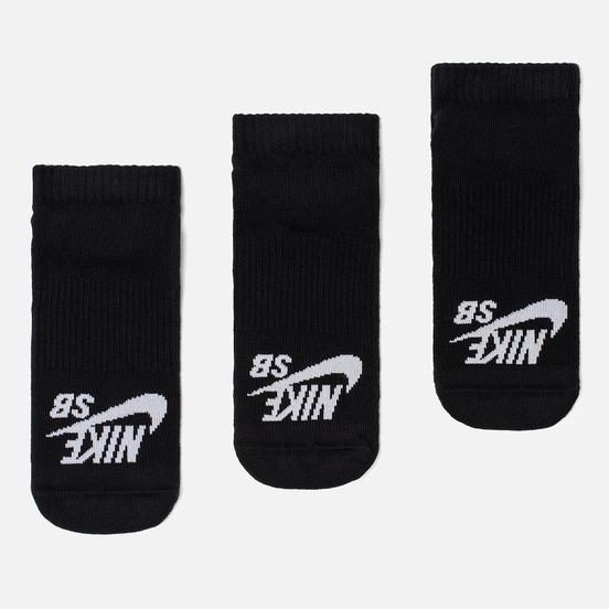 Комплект носков Nike SB 3-Pack No Show Black/White