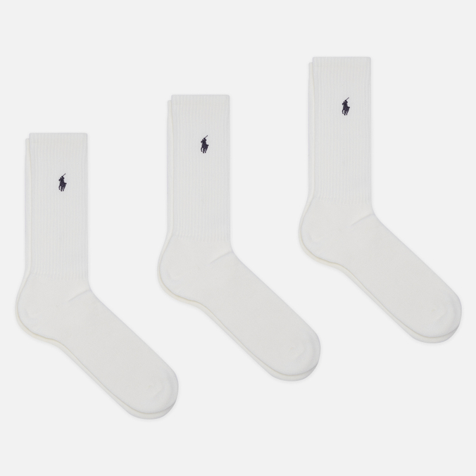 Комплект носков Polo Ralph Lauren 3-Pack Crew Long Sports