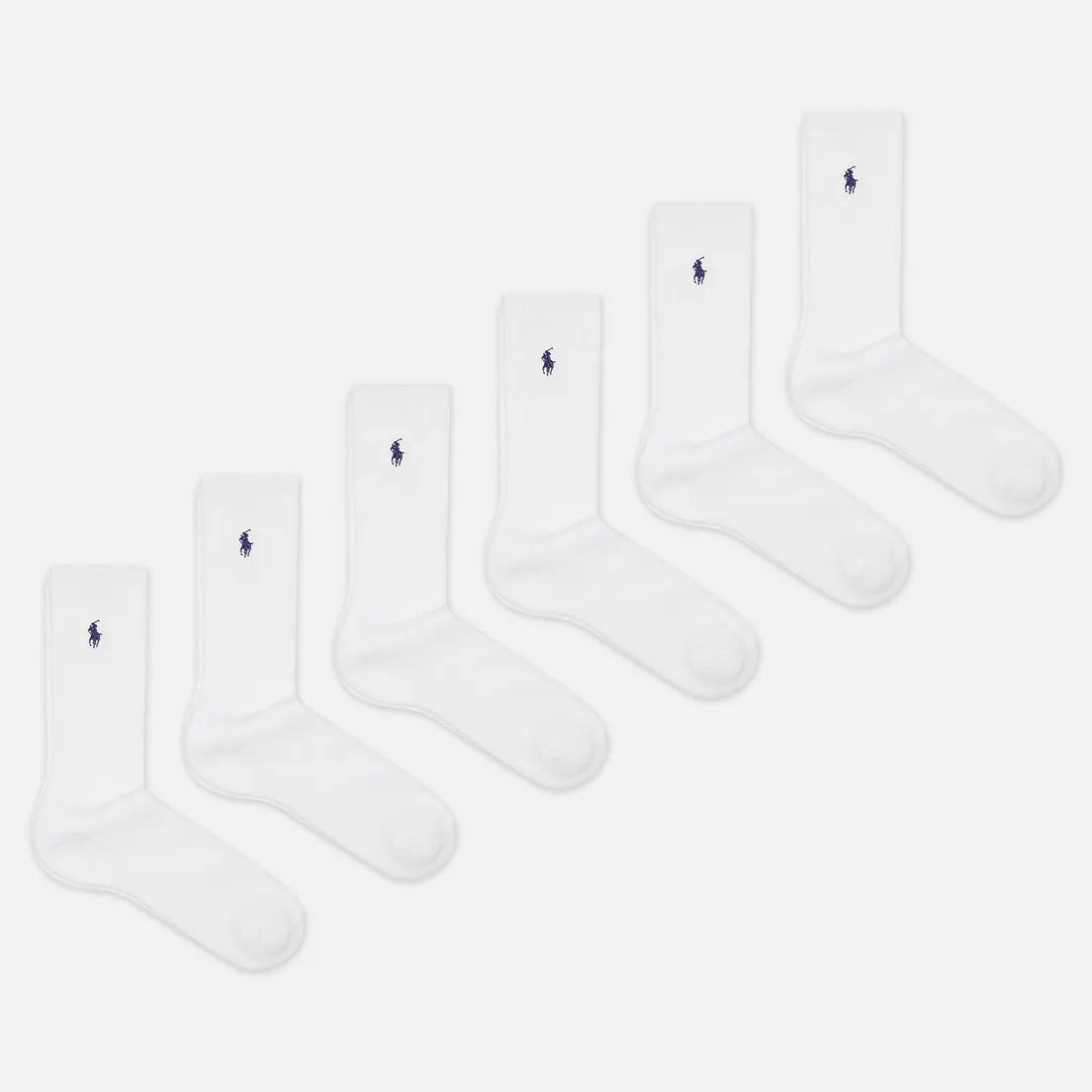 Polo Ralph Lauren Комплект носков Player Embroidered 6-Pack