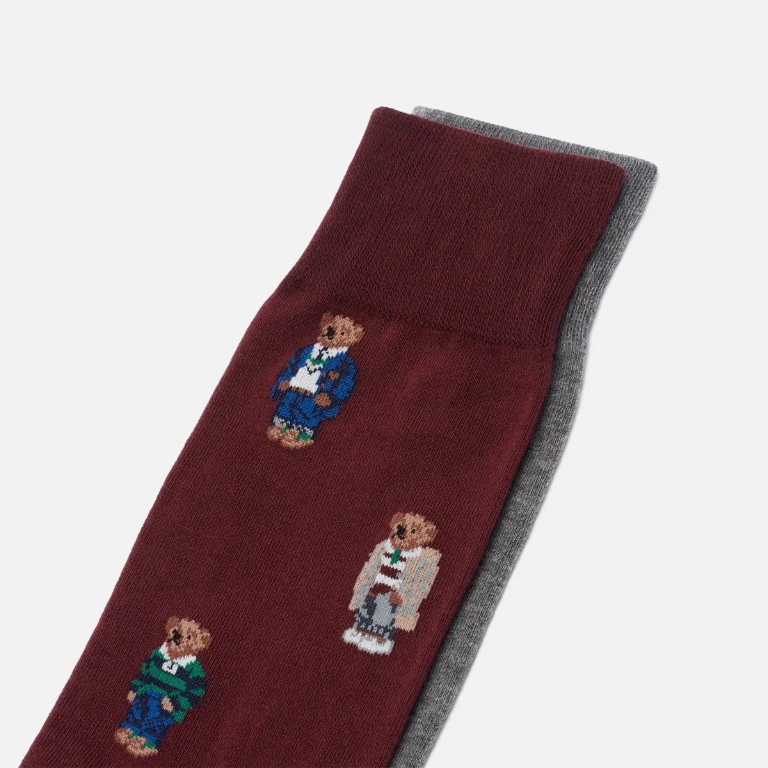 Polo Ralph Lauren Комплект носков Bear Quad And Polo Poly Crew 2-Pack