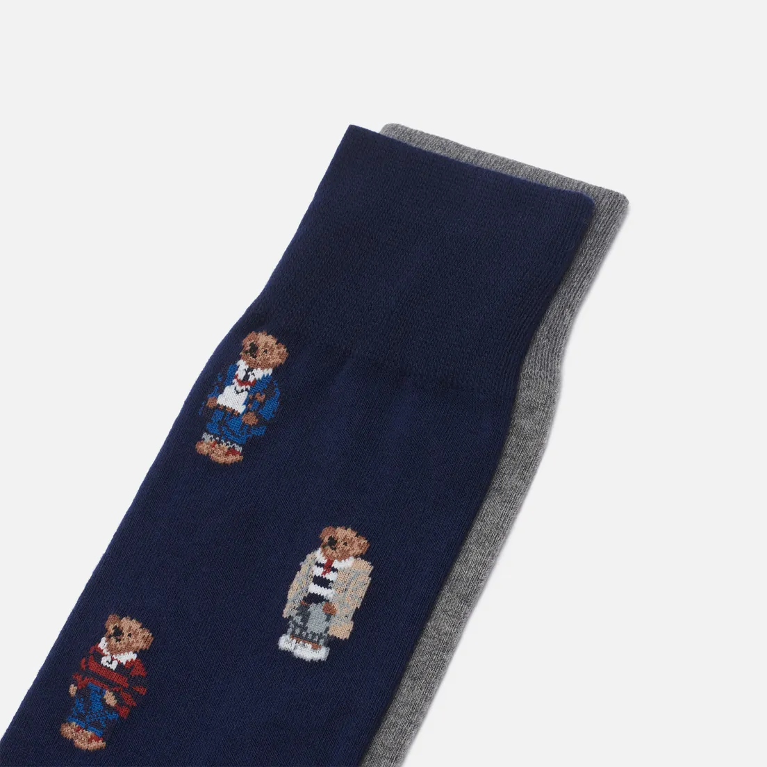 Polo Ralph Lauren Комплект носков Bear Quad And Polo Poly Crew 2-Pack
