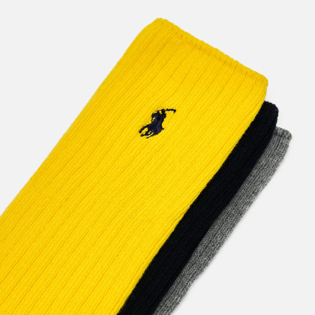 Polo Ralph Lauren Комплект носков Cotton Rib Classic Crew 3-Pack