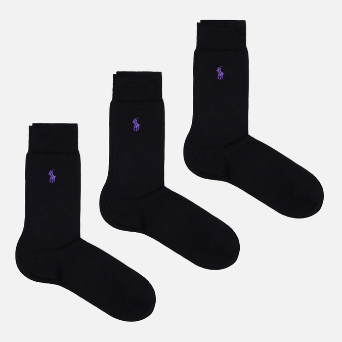 Комплект носков Polo Ralph Lauren Mercerized Cotton 3-Pack