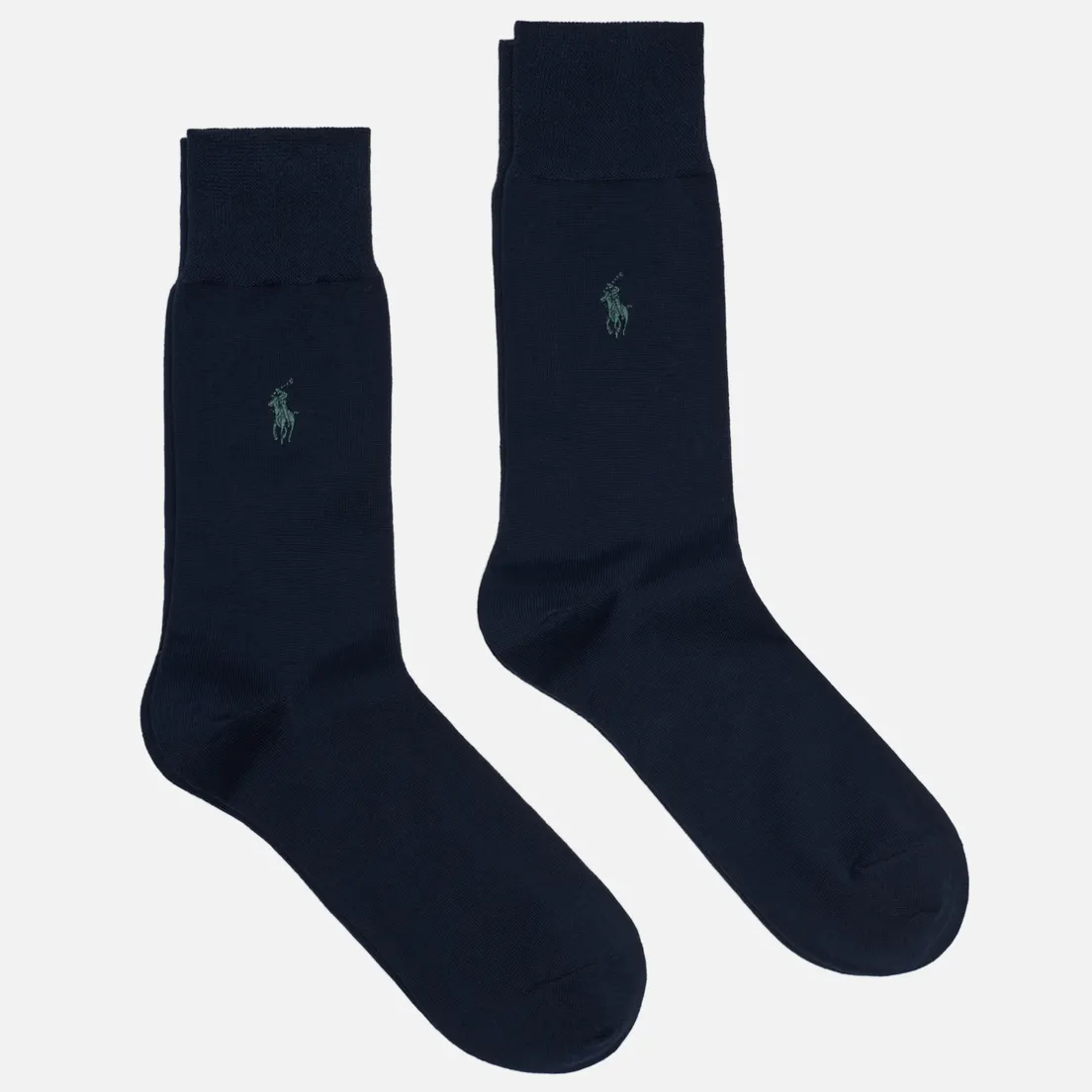 Polo Ralph Lauren Комплект носков Mercerized Cotton Sized Flat Crew 2-Pack