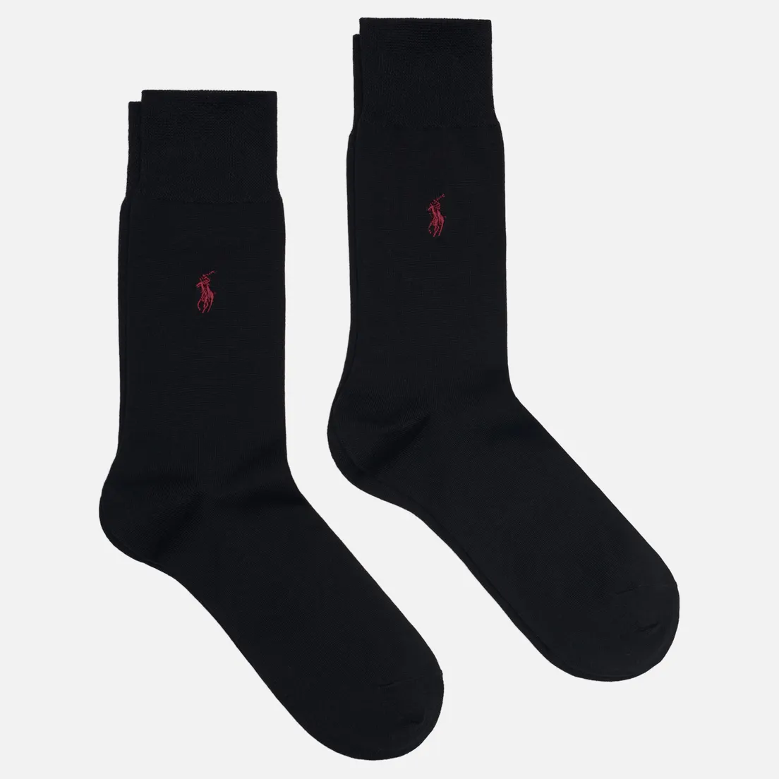 Polo Ralph Lauren Комплект носков Mercerized Cotton Sized Flat Crew 2-Pack