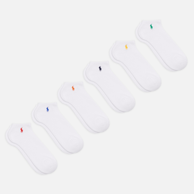 Комплект носков Polo Ralph Lauren Multicoloured Polo Pony Sports 6-Pack
