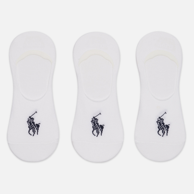 Комплект носков Polo Ralph Lauren No-Show Liner 3-Pack