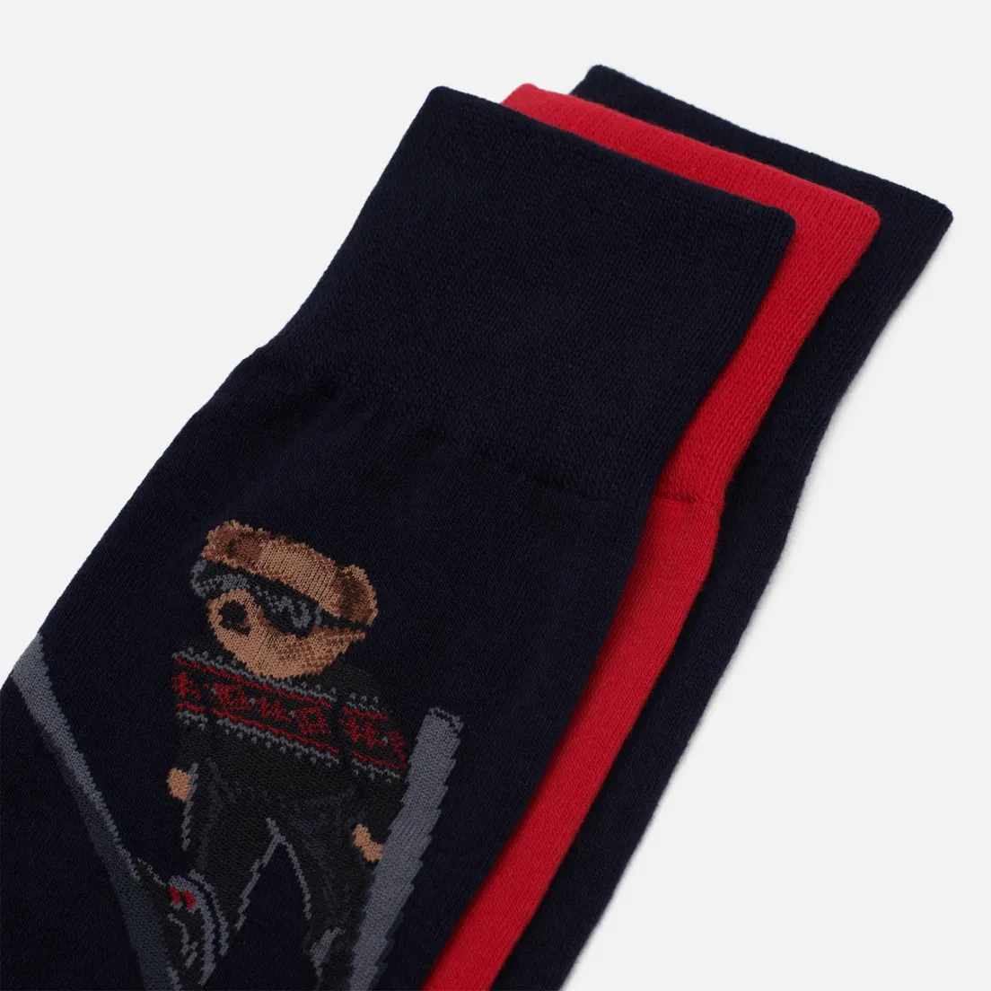 Polo Ralph Lauren Комплект носков Skijump Bear Crew 3 Pack