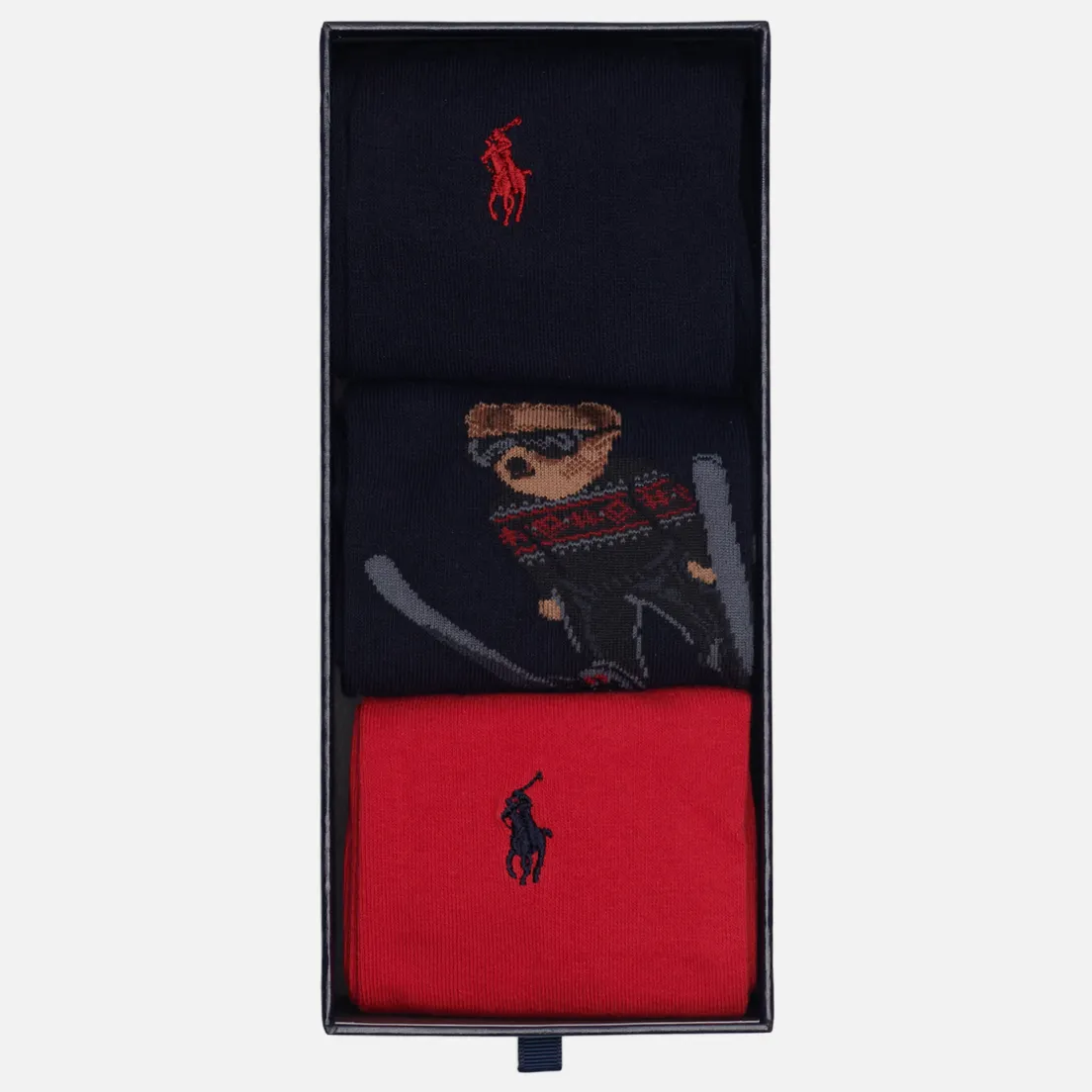 Polo Ralph Lauren Комплект носков Skijump Bear Crew 3 Pack