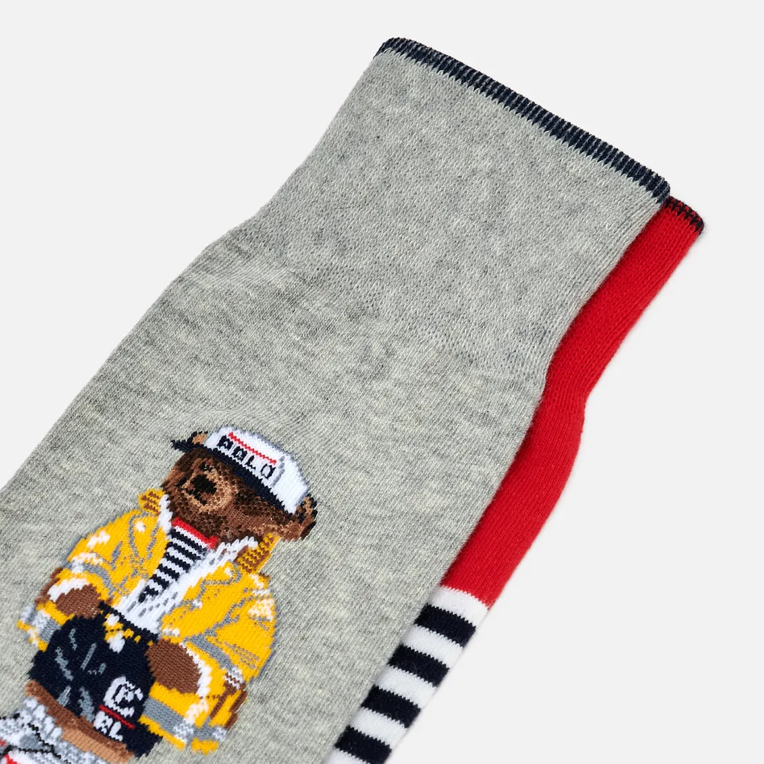 Polo Ralph Lauren Комплект носков Yachting Bear & Stripe Crew 2-Pack