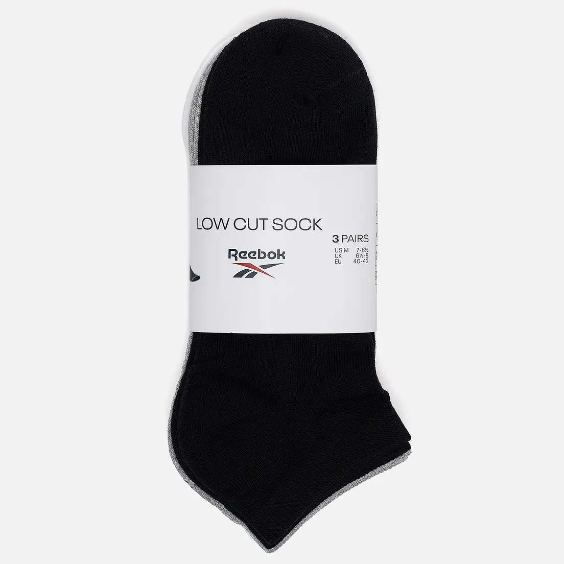 Reebok Комплект носков 3-Pack Classic Foundation Low Cut