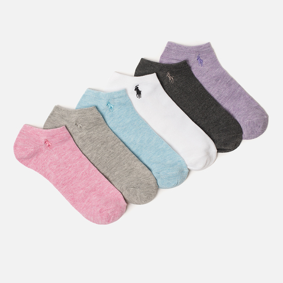 Комплект носков Polo Ralph Lauren Flat Ultra 6-Pack Multicolor