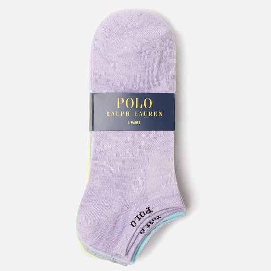 Комплект носков Polo Ralph Lauren Marled Polo 6-Pack Multicolor