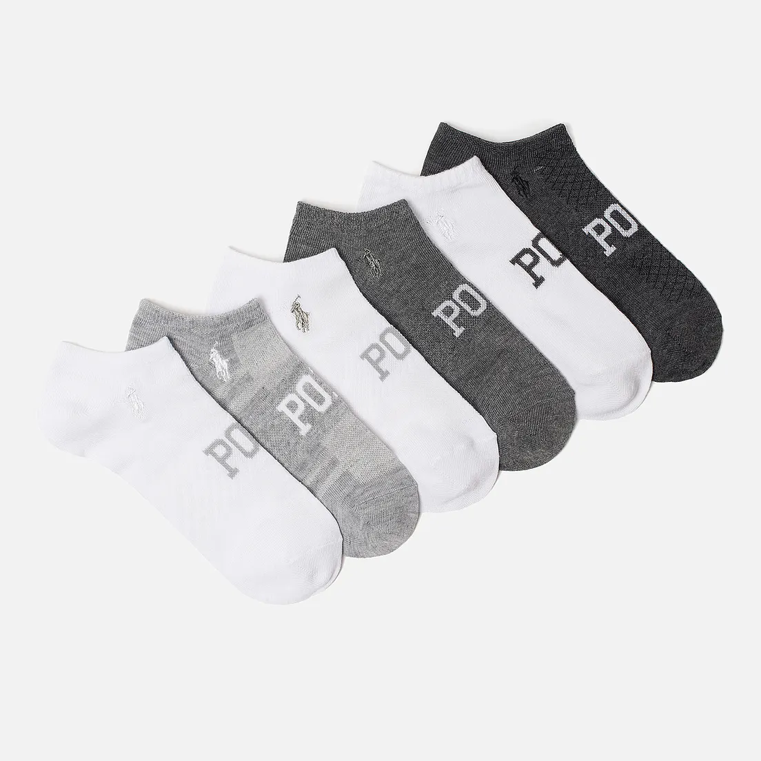 Polo Ralph Lauren Комплект носков Polo Logo Arch Flat 6-Pack