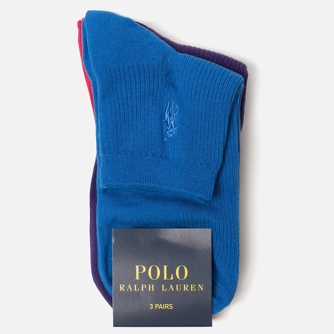 Polo Ralph Lauren Комплект носков Rib Anklet 3-Pack