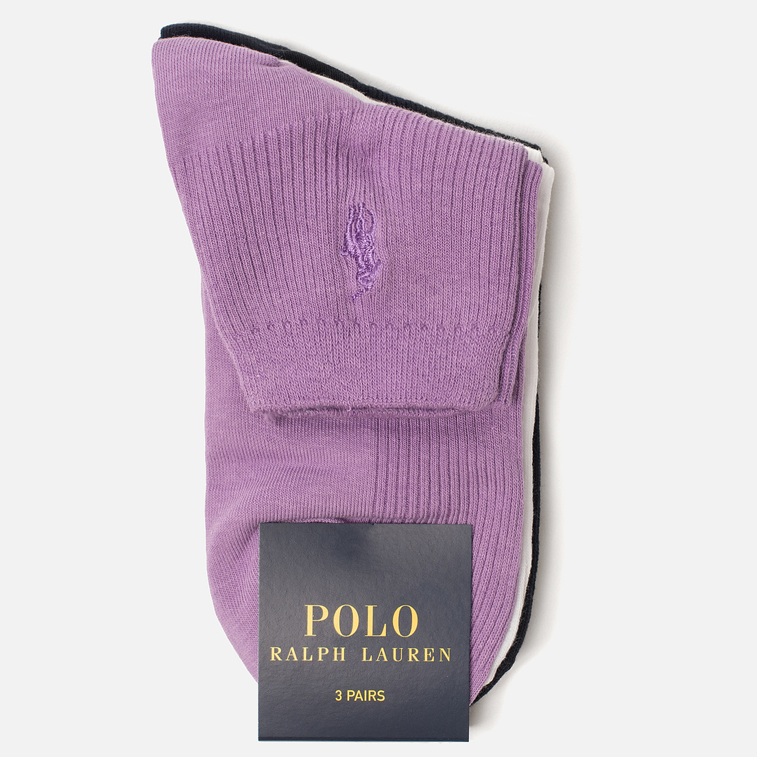 Polo Ralph Lauren Комплект носков Rib Anklet 3-Pack