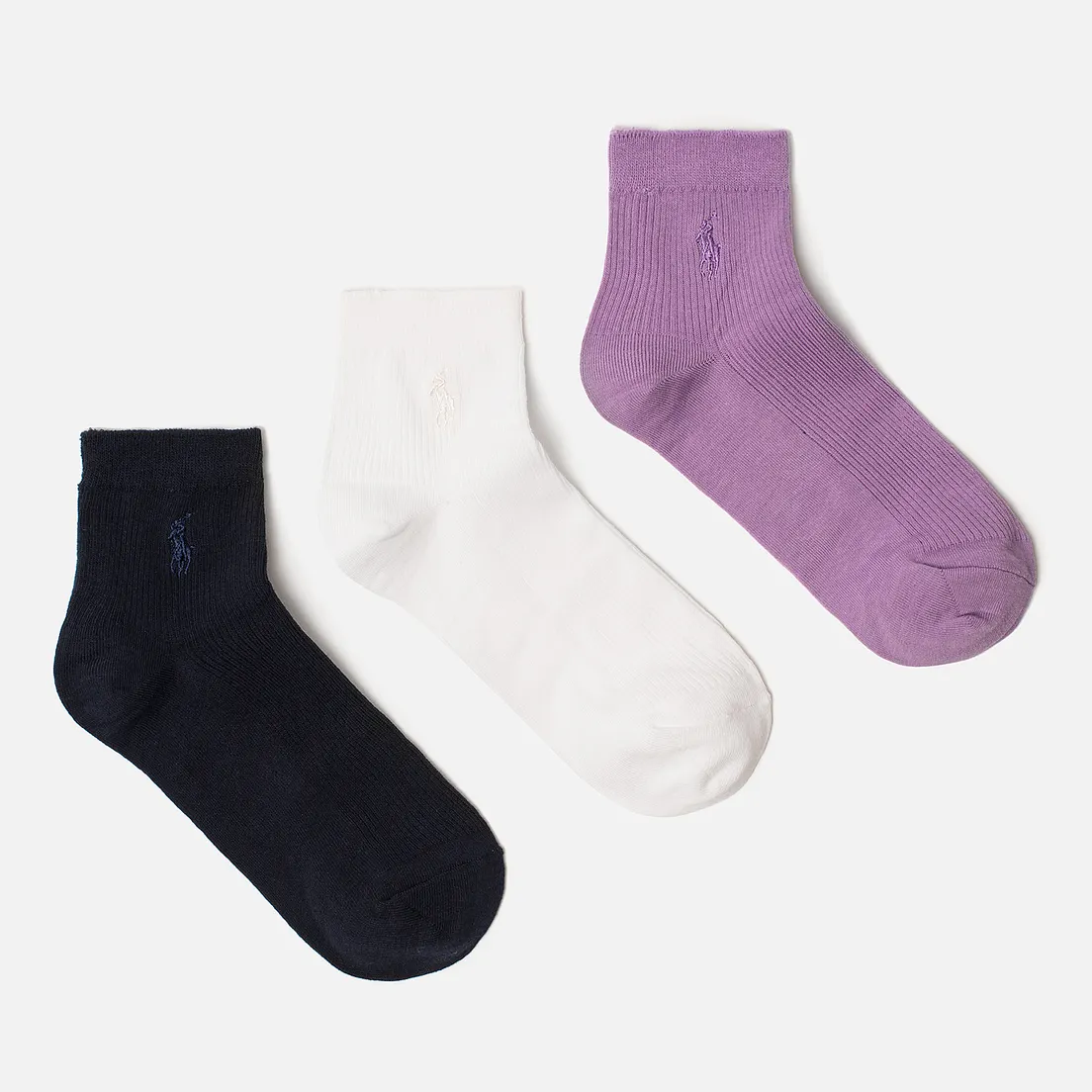 Polo Ralph Lauren Комплект носков Rib Anklet 3-Pack