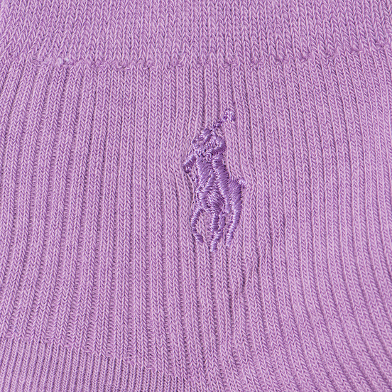 Комплект носков Polo Ralph Lauren Rib Anklet 3-Pack Violet/White/Navy
