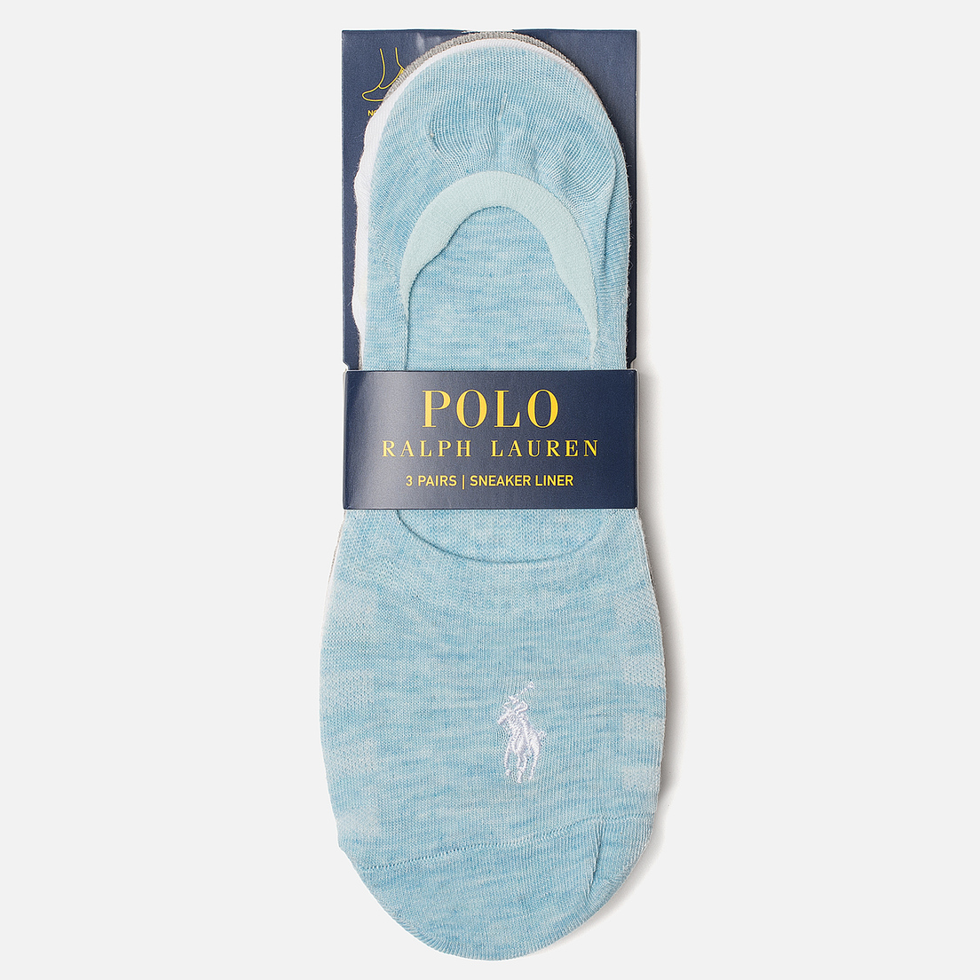 Polo Ralph Lauren Комплект носков Sneaker Liner 3-Pack