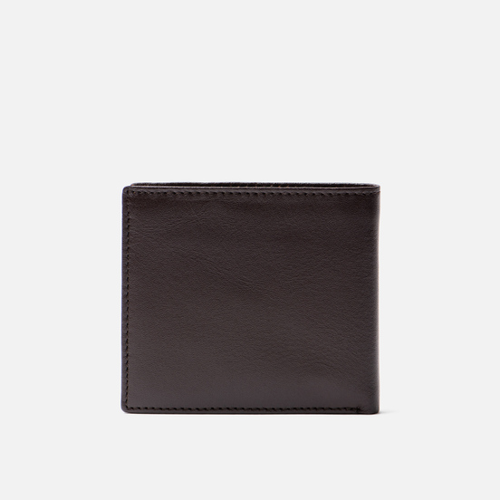 Кошелек Barbour Kirkham Leather Billfold Coin Dark Brown