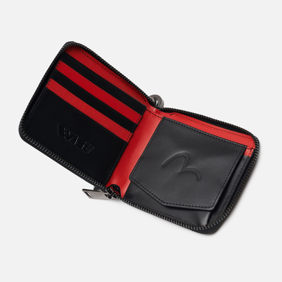 Кошелек Evisu Heritage Kamon Deboss Black