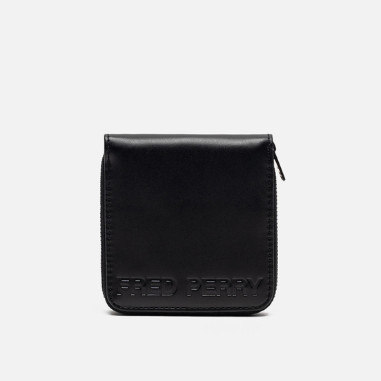 Кошелек Fred Perry Embossed Zip Around Black