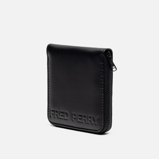 Кошелек Fred Perry Embossed Zip Around Black