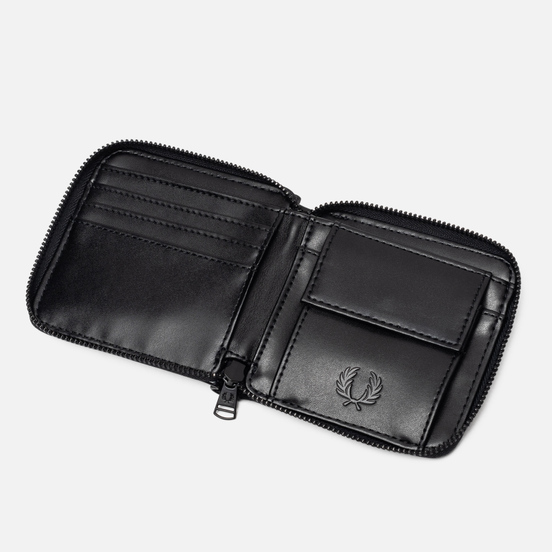 Кошелек Fred Perry Embossed Zip Around Black