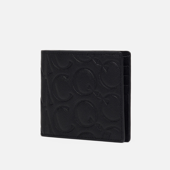 Кошелек McQ Alexander McQueen Billfold Leather Logo Embossed Black