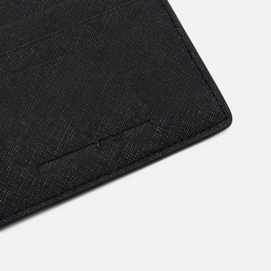 Кошелек McQ Alexander McQueen Billfold Leather Logo Embossed Black