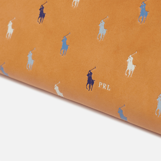 Кошелек Polo Ralph Lauren All Over Print Pony Long Zip Natural/Multicolor