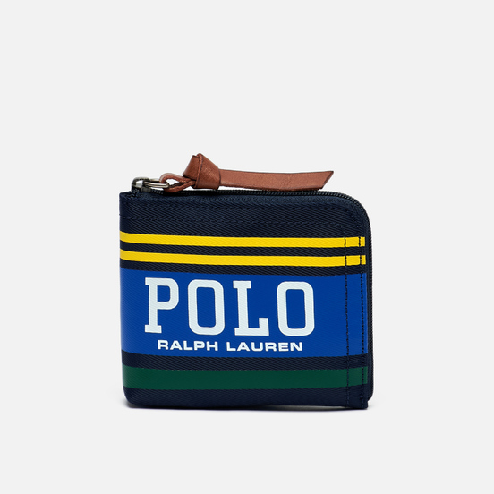 Кошелек Polo Ralph Lauren Big Polo Zip Nylon Navy/Yellow/Green