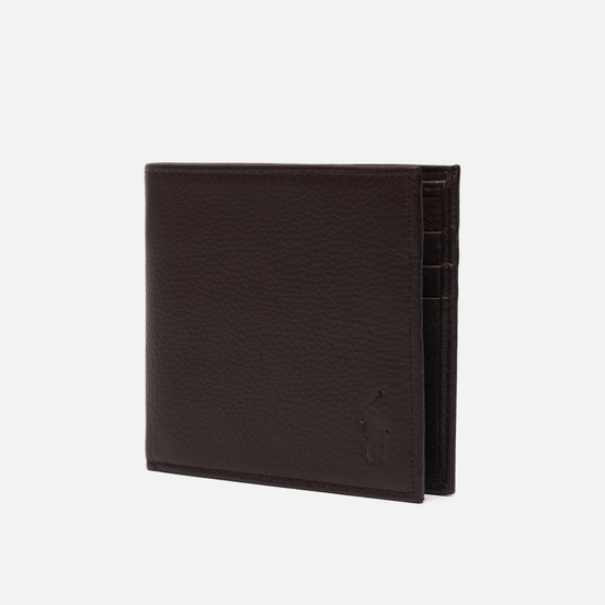 Кошелек Polo Ralph Lauren Small EU Billfold Smooth Leather Brown