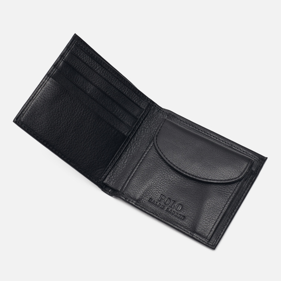 Кошелек Polo Ralph Lauren Small Smooth Leather Black