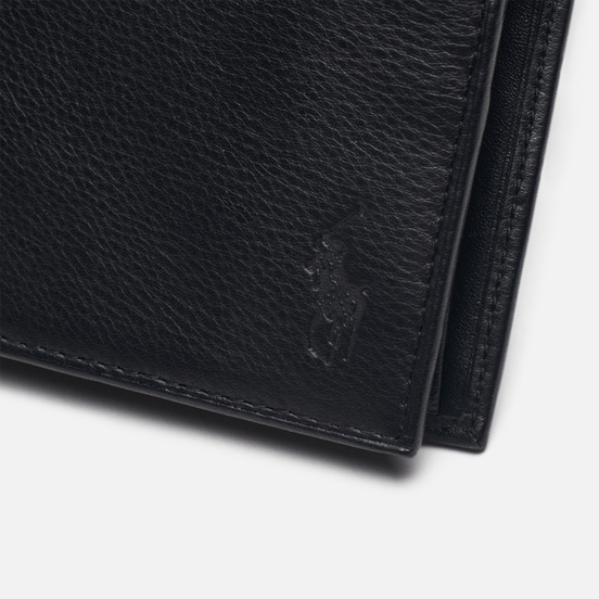 Кошелек Polo Ralph Lauren Small Smooth Leather Black