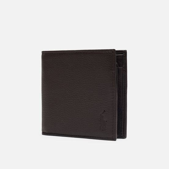 Кошелек Polo Ralph Lauren Small Smooth Leather Brown