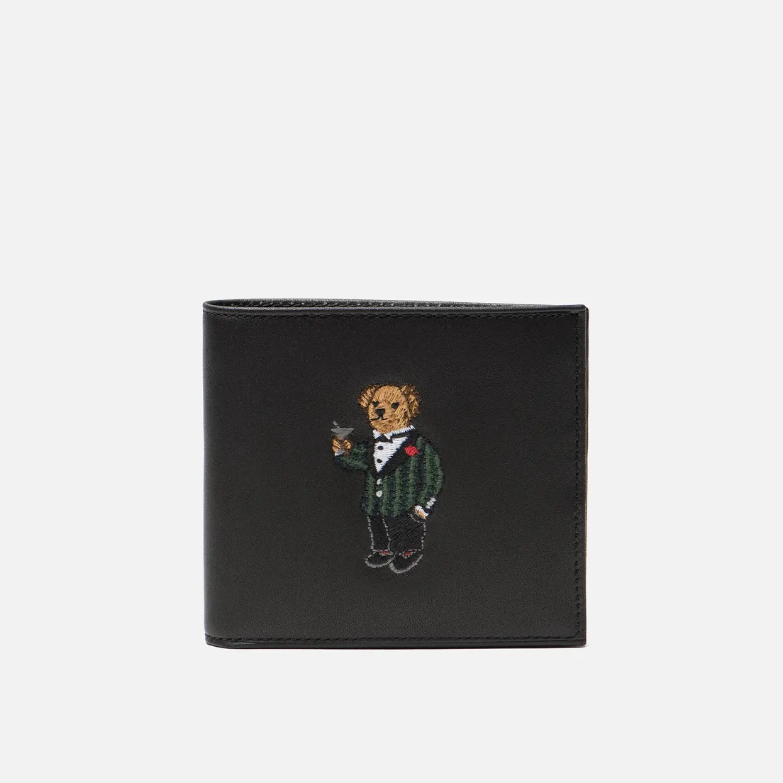 Polo Ralph Lauren Кошелек Tartan Bear Billfold Small Smooth Leather