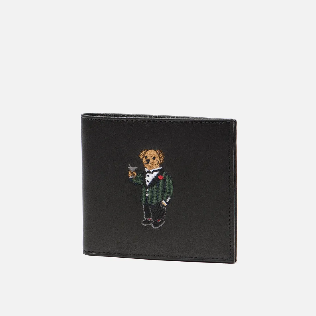 Polo Ralph Lauren Кошелек Tartan Bear Billfold Small Smooth Leather