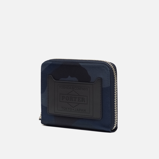 Кошелек Porter-Yoshida & Co Camouflage Bifold Navy