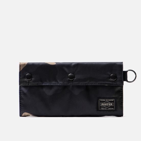 Кошелек Porter-Yoshida & Co Counter Shade Long Woodland Khaki