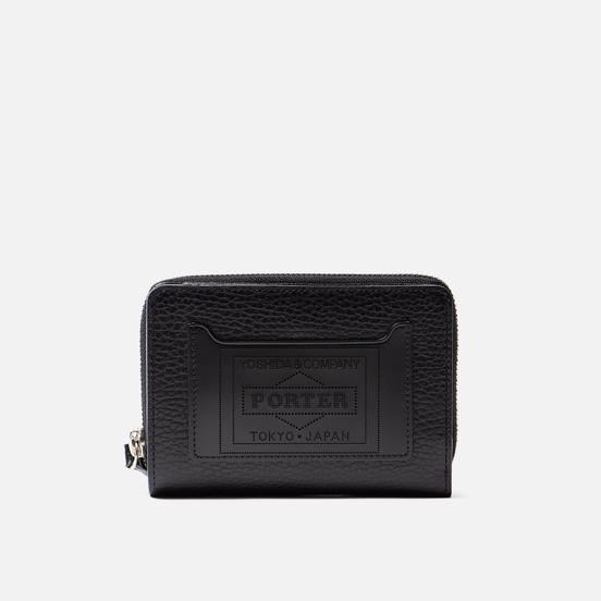 Кошелек Porter-Yoshida & Co Glaze Leather Bi-Fold Black