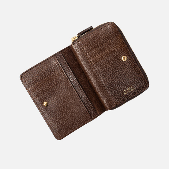 Кошелек Porter-Yoshida & Co Glaze Leather Bi-Fold Brown