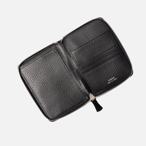 Кошелек Porter-Yoshida & Co Glaze Leather Passport Case Black
