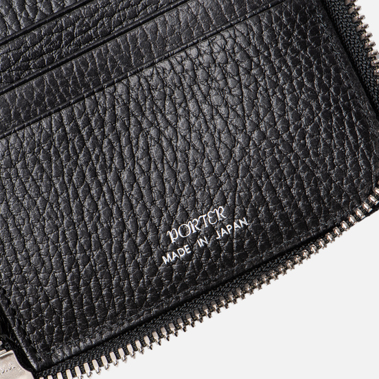 Кошелек Porter-Yoshida & Co Glaze Leather Passport Case Black