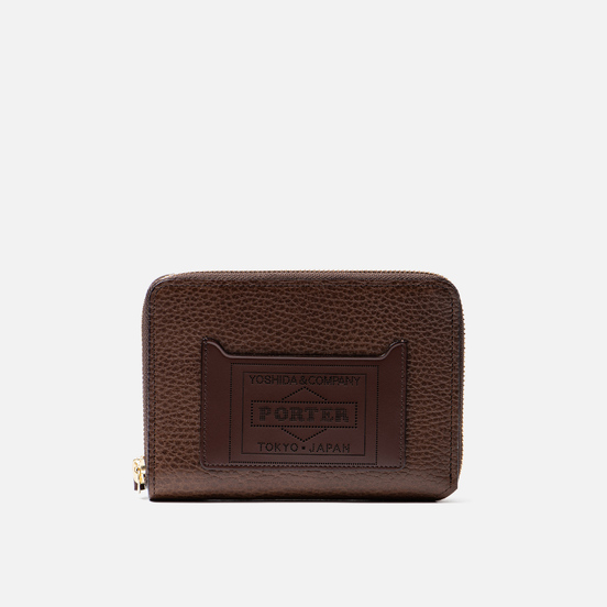 Кошелек Porter-Yoshida & Co Glaze Leather Passport Case Brown