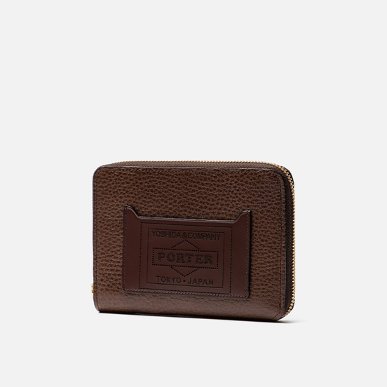 Кошелек Porter-Yoshida & Co Glaze Leather Passport Case Brown