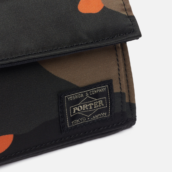 Кошелек Porter-Yoshida & Co PS Camo Medium Woodland Orange